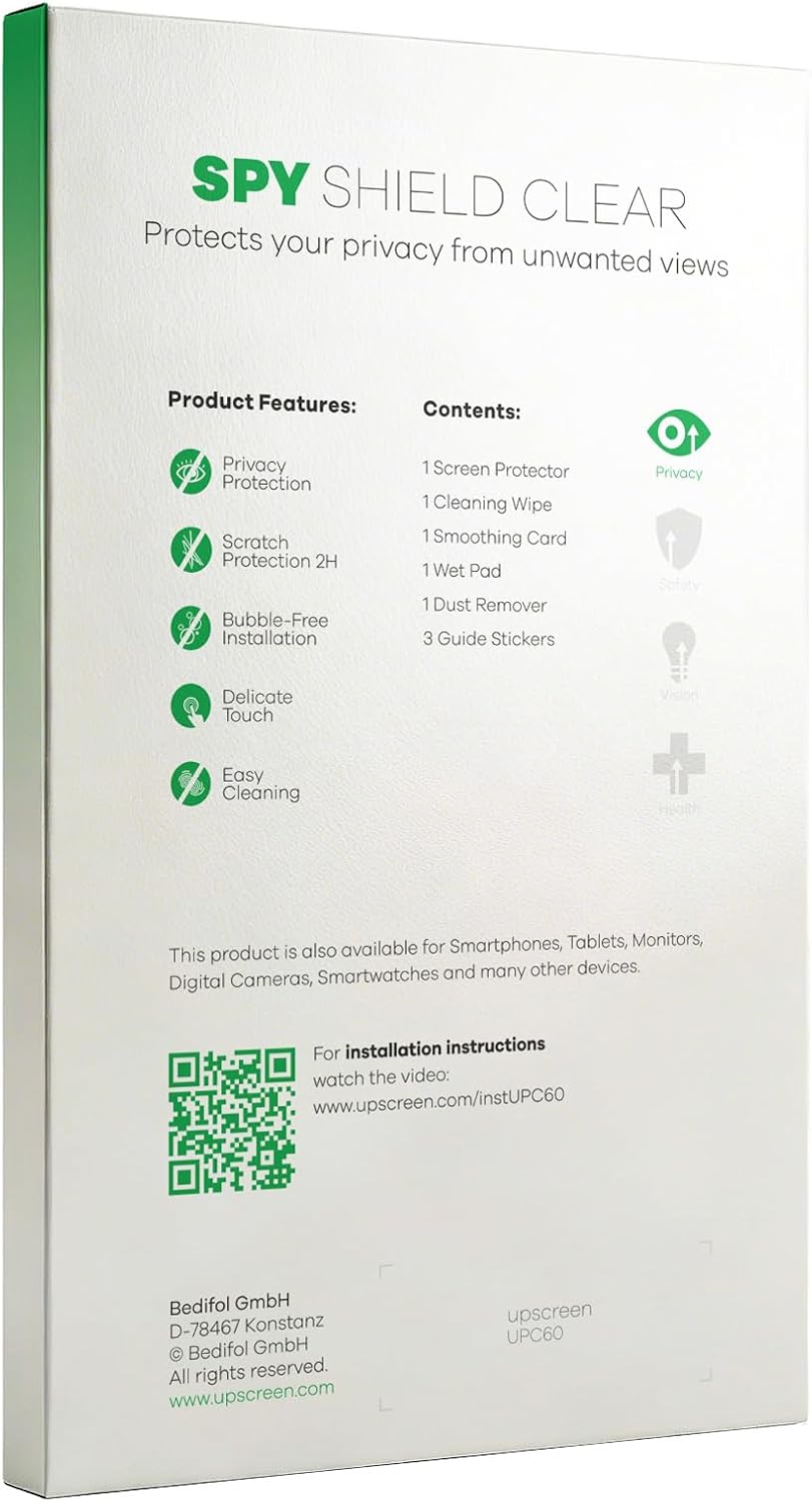 Detalle 2 de upscreen Pellicola Privacy per Samsung Galaxy M32 Anti-Spy