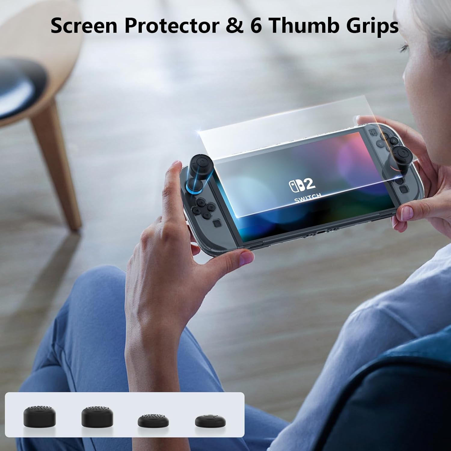 Thumbnail 4 de HEYSTOP Custodia per Nintendo Switch 2 con vetro temperato 9H