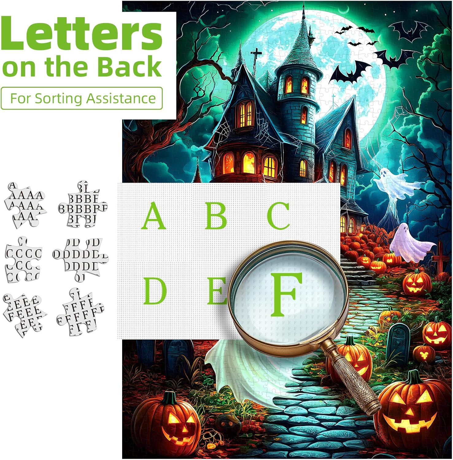 Detalle de Blueforest Halloween jigsaw puzzle, 1,000 pieces
