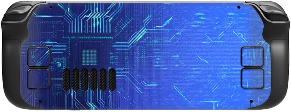 Detalle de PlayVital Full Set Protective Skin Decal for Steam Deck LCD/OLED – Blue Light Graphic