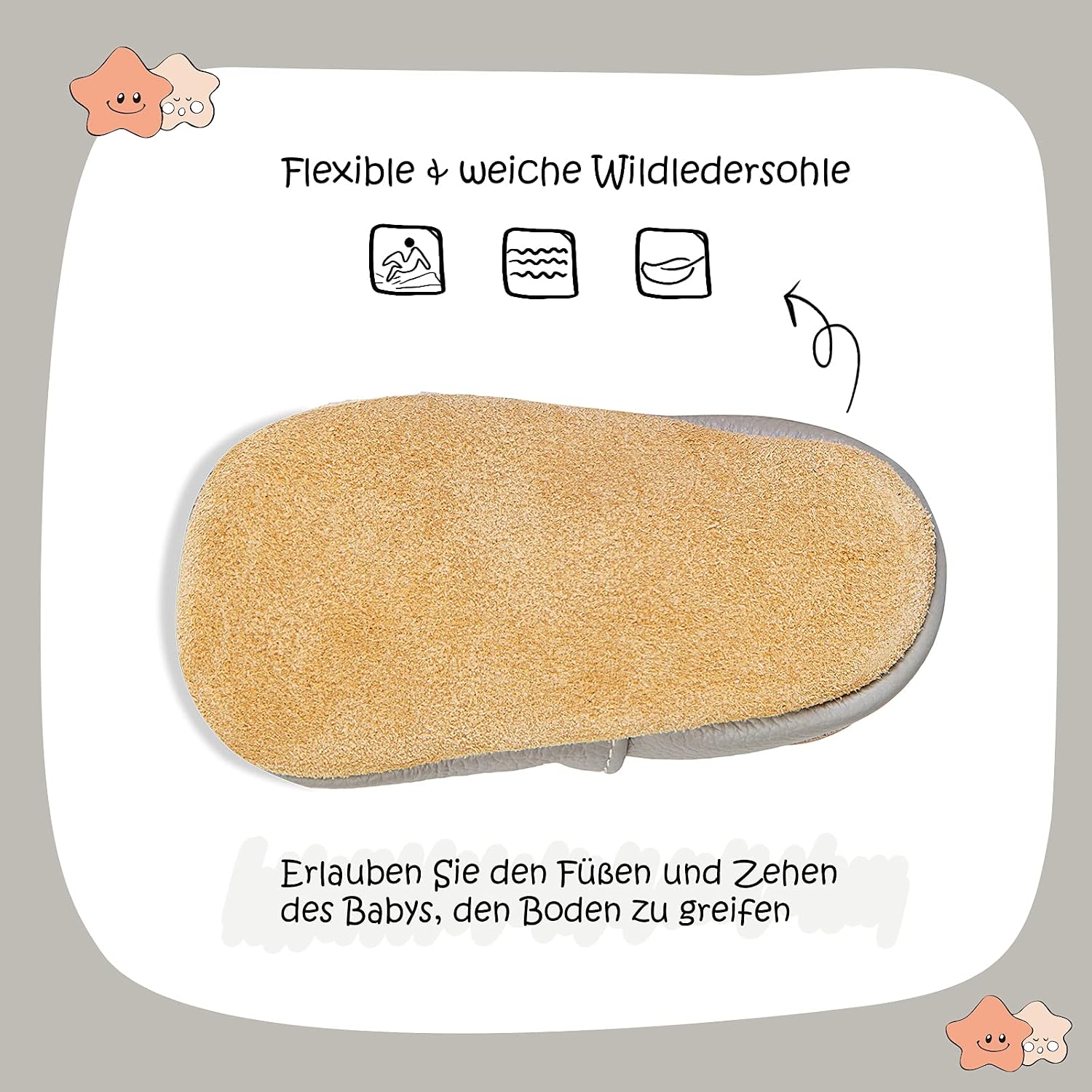 Thumbnail 2 de IceUnicorn Krabbelschuhe Baby Lauflernschuhe