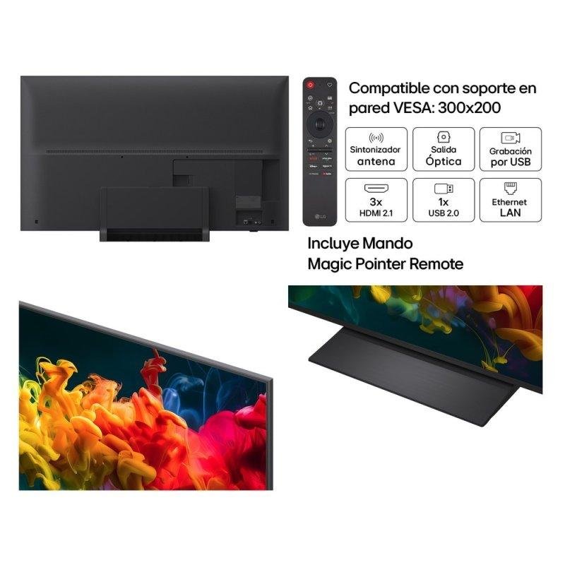Thumbnail 1 de LG QNED81B6A 55QNEED evo AI 55" 4K: cine en casa con MiniLED y WebOS