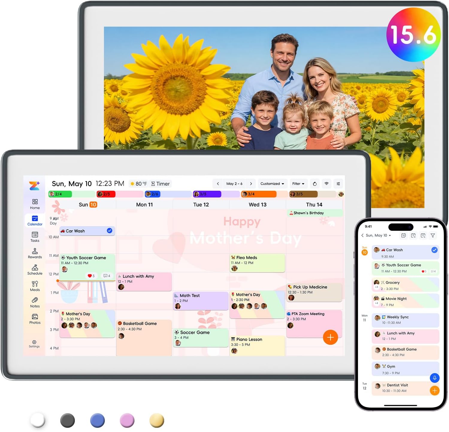 Detalle de Westsee Digital Calendar 15.6-inch