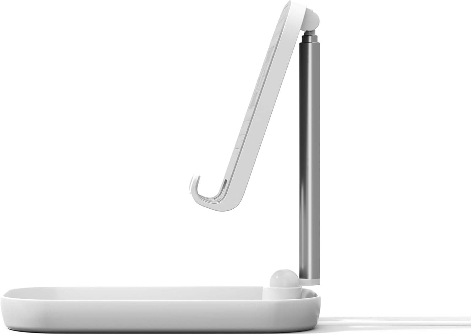 Thumbnail 3 de KODAK Support de charge sans fil Qi 10W avec hauteur réglable et support de téléphone – Blanc