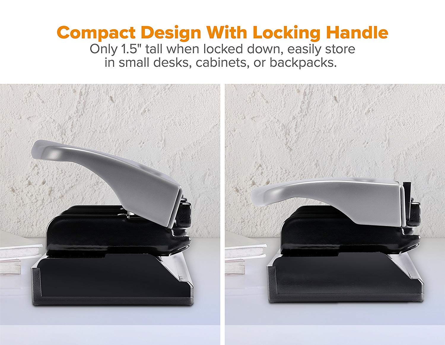 Thumbnail 4 de Bostitch 3-Hole Punch, 12-Sheet Capacity
