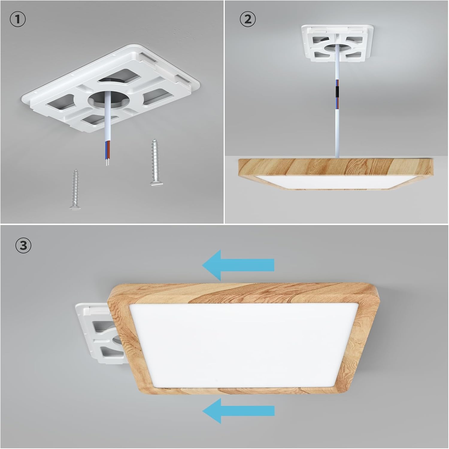 Detalle 2 de 24W LVL LED panel light with Nordic look