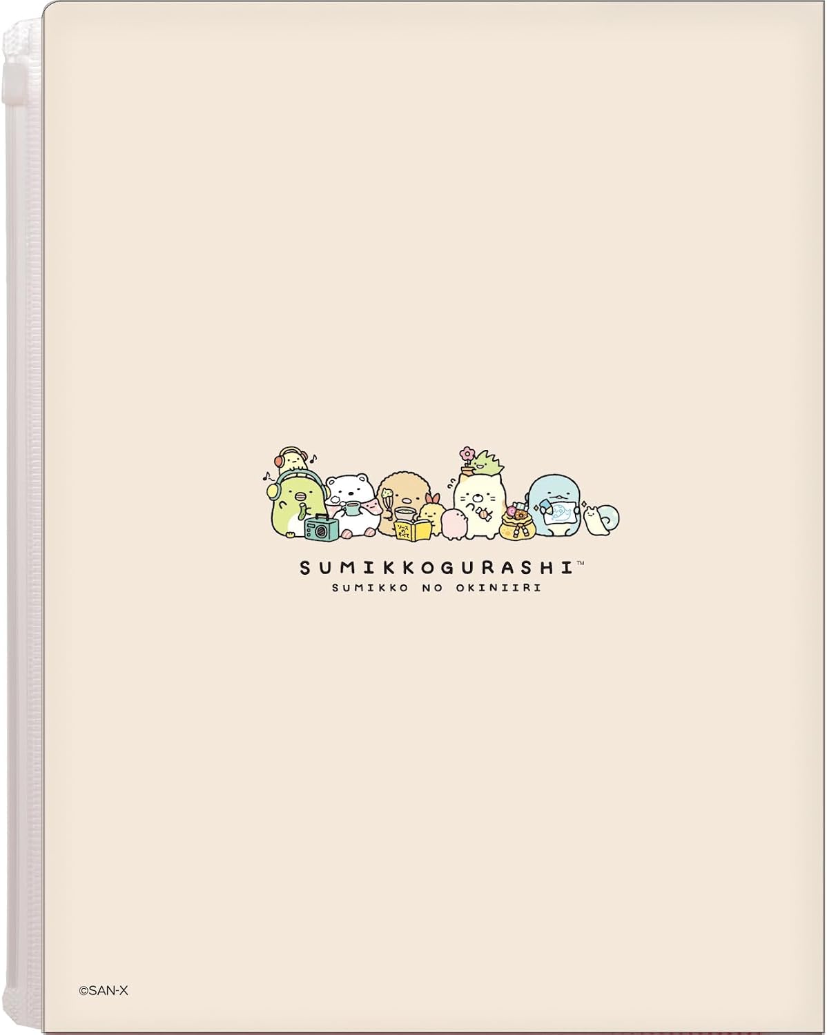 Detalle 2 de サンエックス すみっコぐらし FA16004 クリアホルダー 6ポケット+ジッパーポケット付き