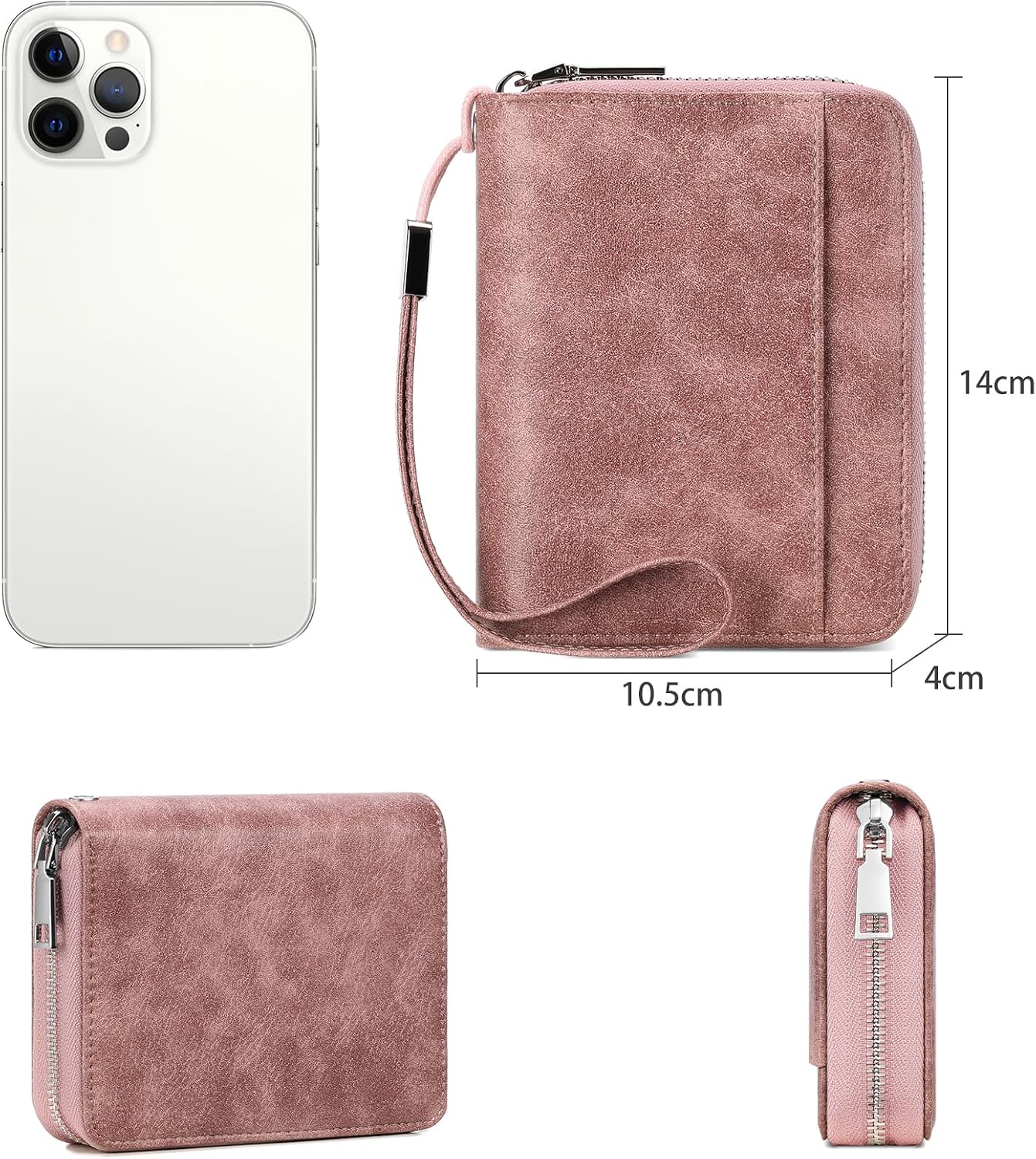 Thumbnail 4 de SENDEFN Geldbeutel Damen Leder RFID 24 Karten