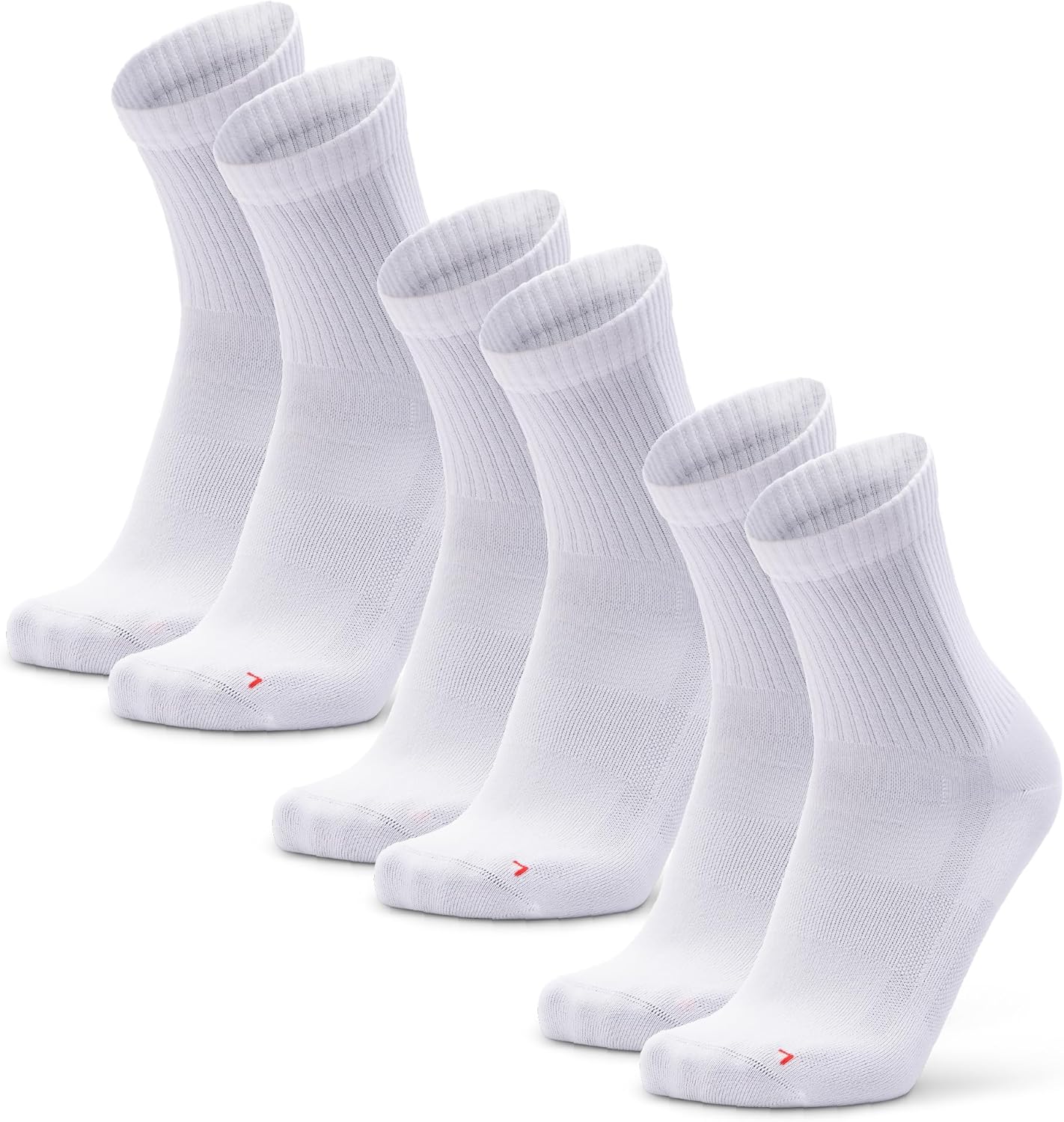 Thumbnail 6 de DANISH ENDURANCE Running Socks with Precision-Fit: Lightweight, Breathable Quarter Socks (Unisex) – 3 or 5 Pack