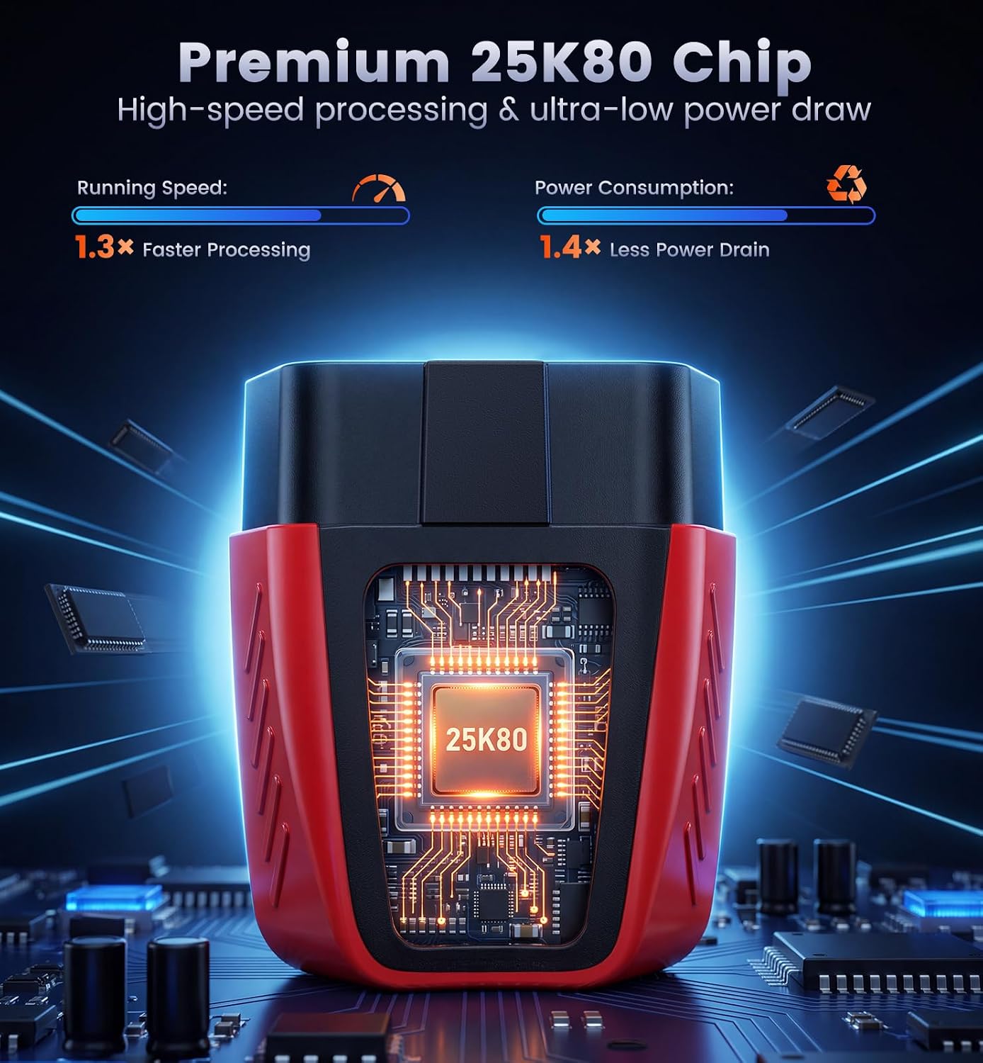 Thumbnail 5 de OBD2 Scanner with Upgrade Battery Tester for Cars