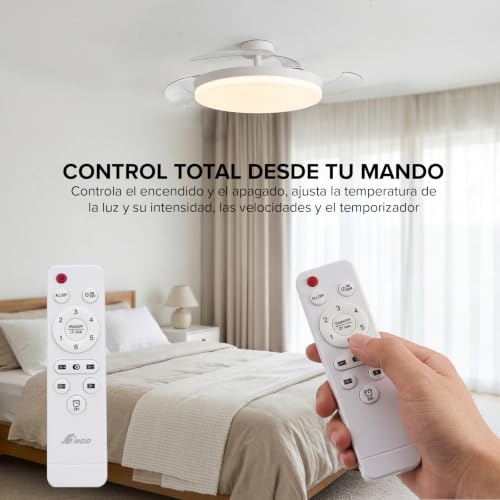 Thumbnail 7 de 3NOD CONCEPT OVA Ventilador de Techo con Luz, Blanco