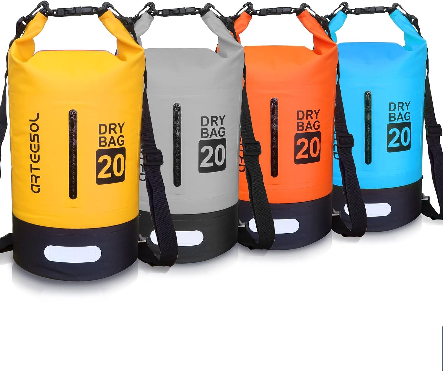 Thumbnail 6 de Blackace arteesol 5L 10L 20L 30L Impermeabile Dry Bag con Cinghia Lunga Regolabile per Kayak, Barca, Pesca e Avventura