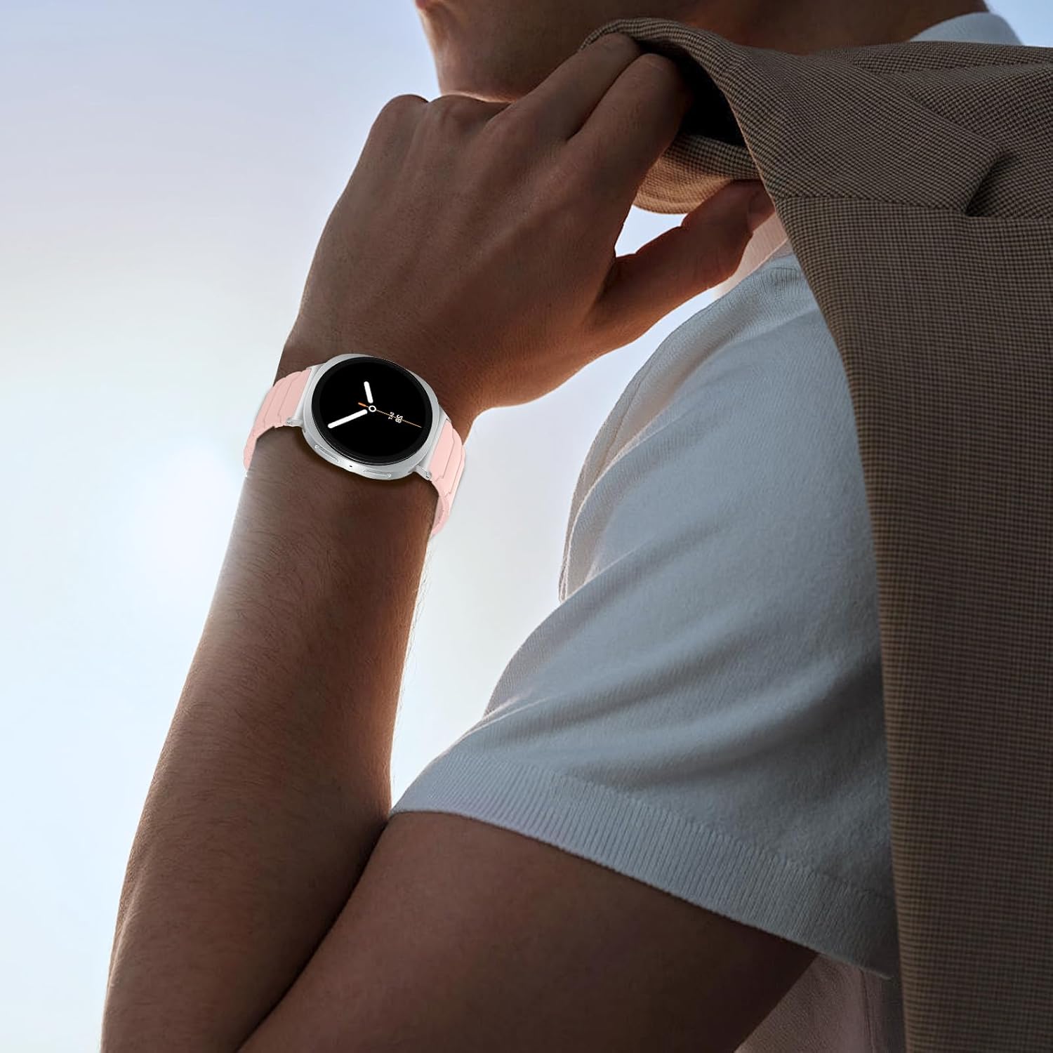Thumbnail 4 de CiimWaa Magnet-Armband für Samsung Galaxy Watch 8 (40/44 mm) & 8 Classic (46 mm) in Rosa