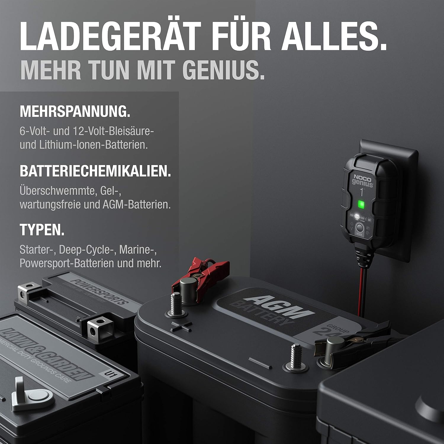Detalle 1 de NOCO GENIUS1 Batterieladegerät 1A