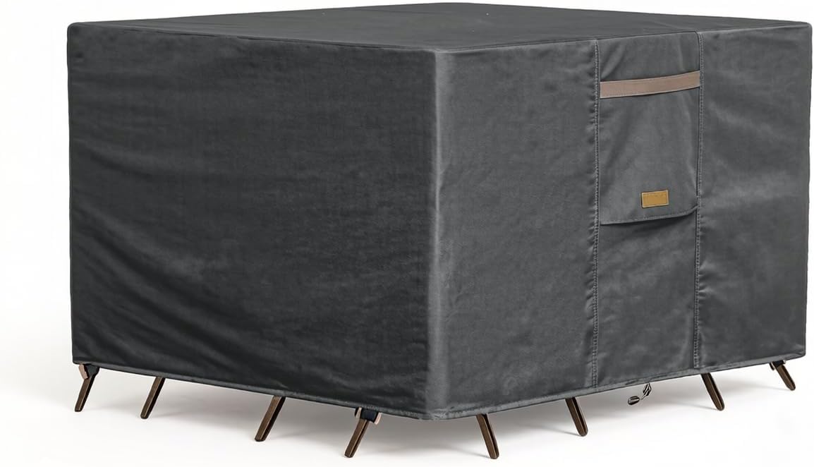 Detalle de Garden Blasam Patio Furniture Cover 128W x 82D in