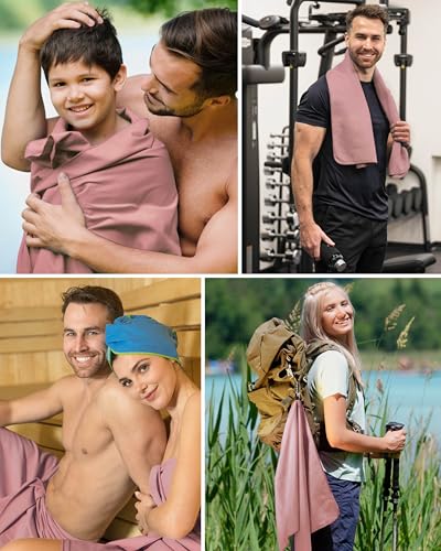Detalle de Fit-Flip Microfaser Handtücher: Kompakt, saugstark und pflegeleicht