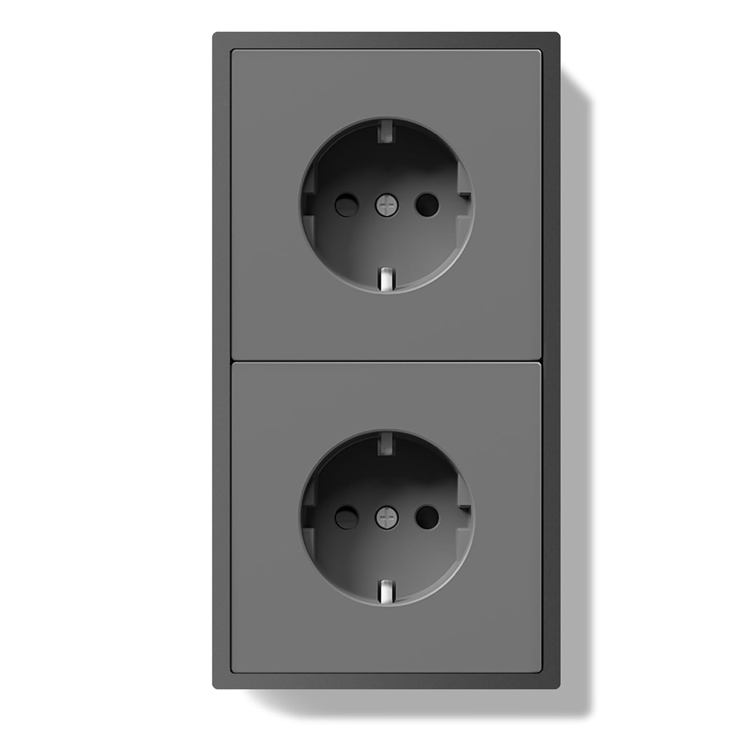 Detalle de BSEED Schuko Doppelsteckdose Unterputz 16 Amp