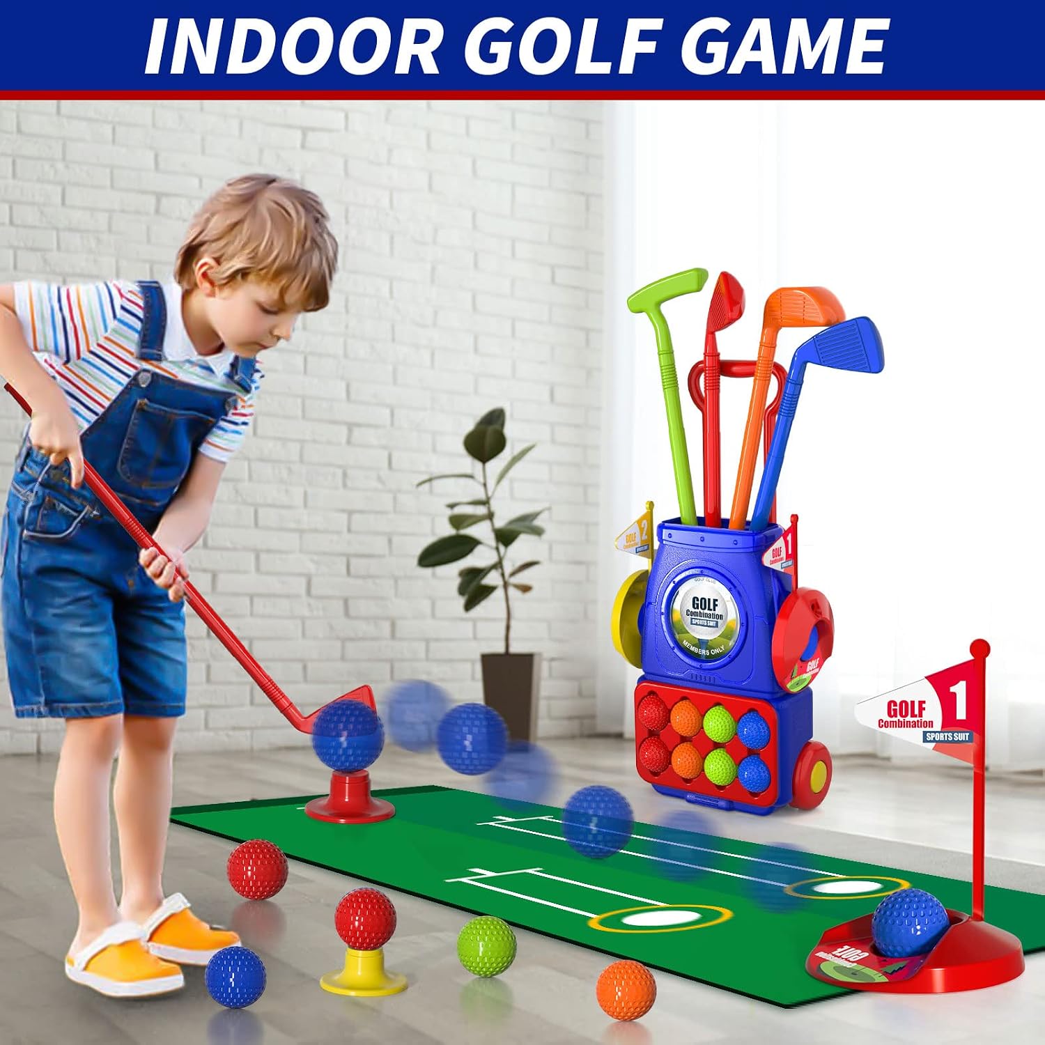 Thumbnail 6 de Bennol Upgraded Kids Toddler Golf Set for Ages 3-7 ⛳