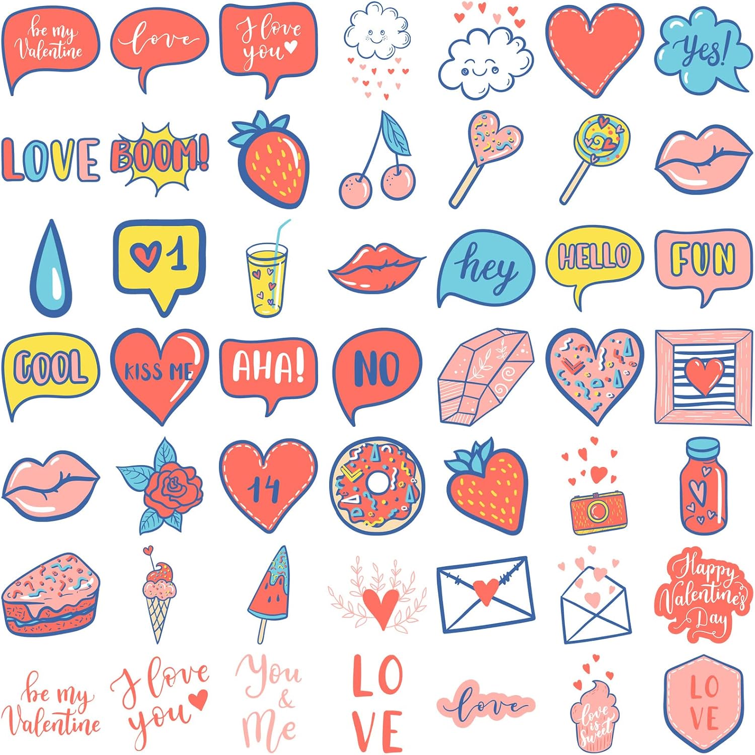Detalle 2 de Vinyl Stickers 50-Piece Pack