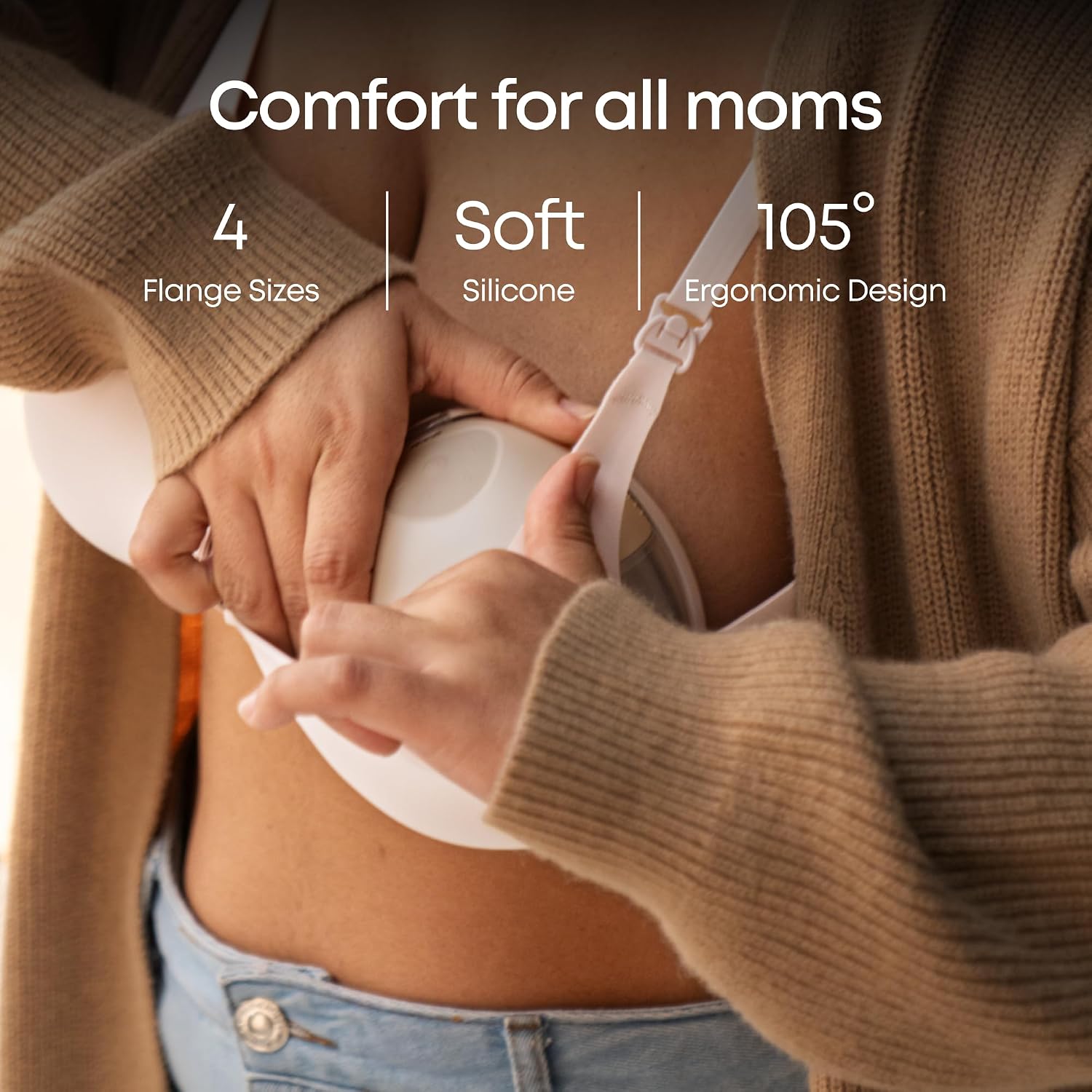 Thumbnail 6 de eufy S1 Heated Wearable Breast Pump with HeatFlow and App Control