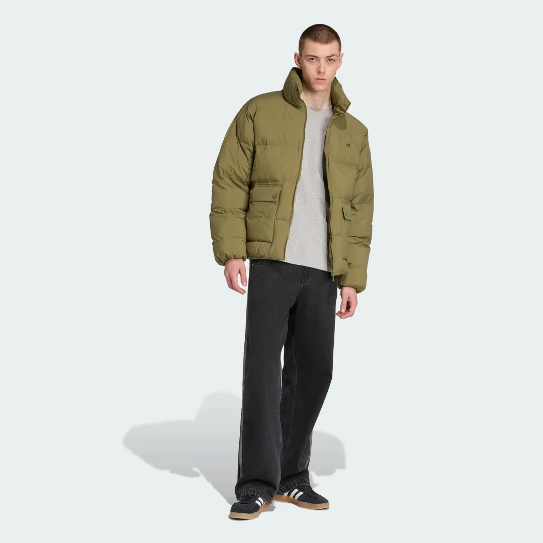 Thumbnail 2 de Chaqueta abullonada de plumón sintético adidas Originals, verde