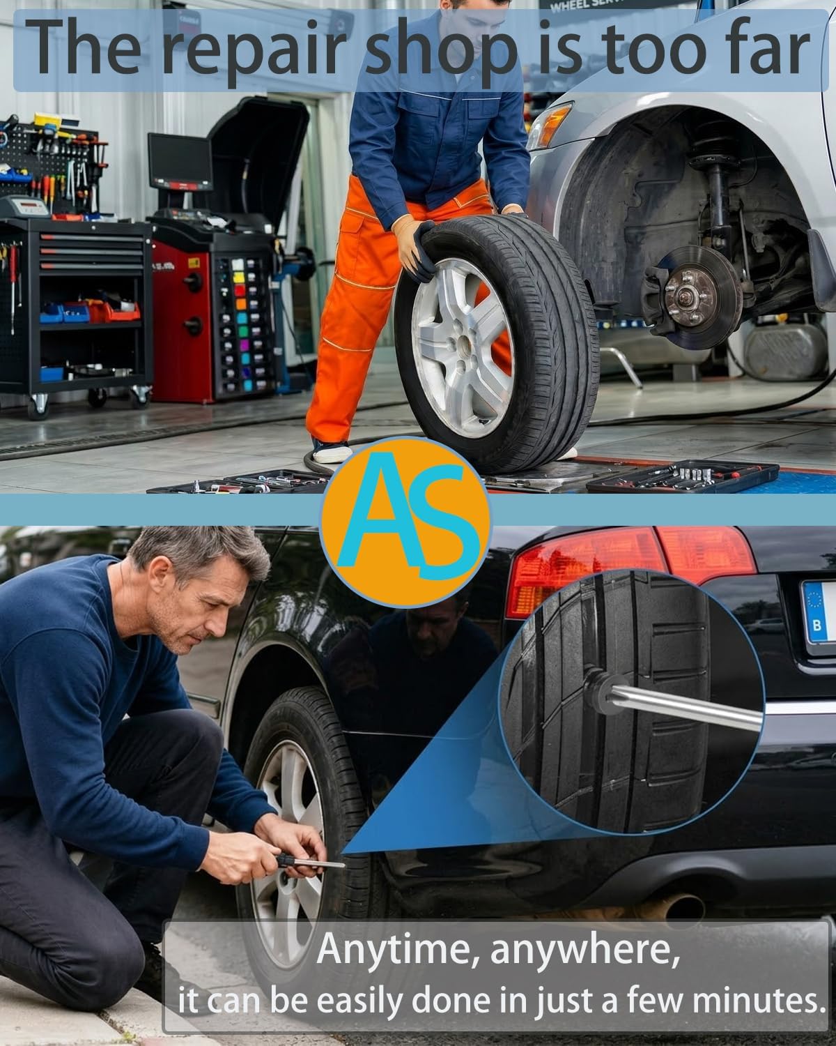 Thumbnail 2 de shungran 28Pcs Car Tyre Puncture Repair Kit review
