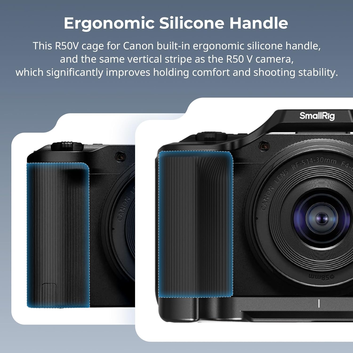 Thumbnail 2 de SmallRig Gabbia per fotocamera R50 V per Canon R50 V – gestione avanzata e compatibilità