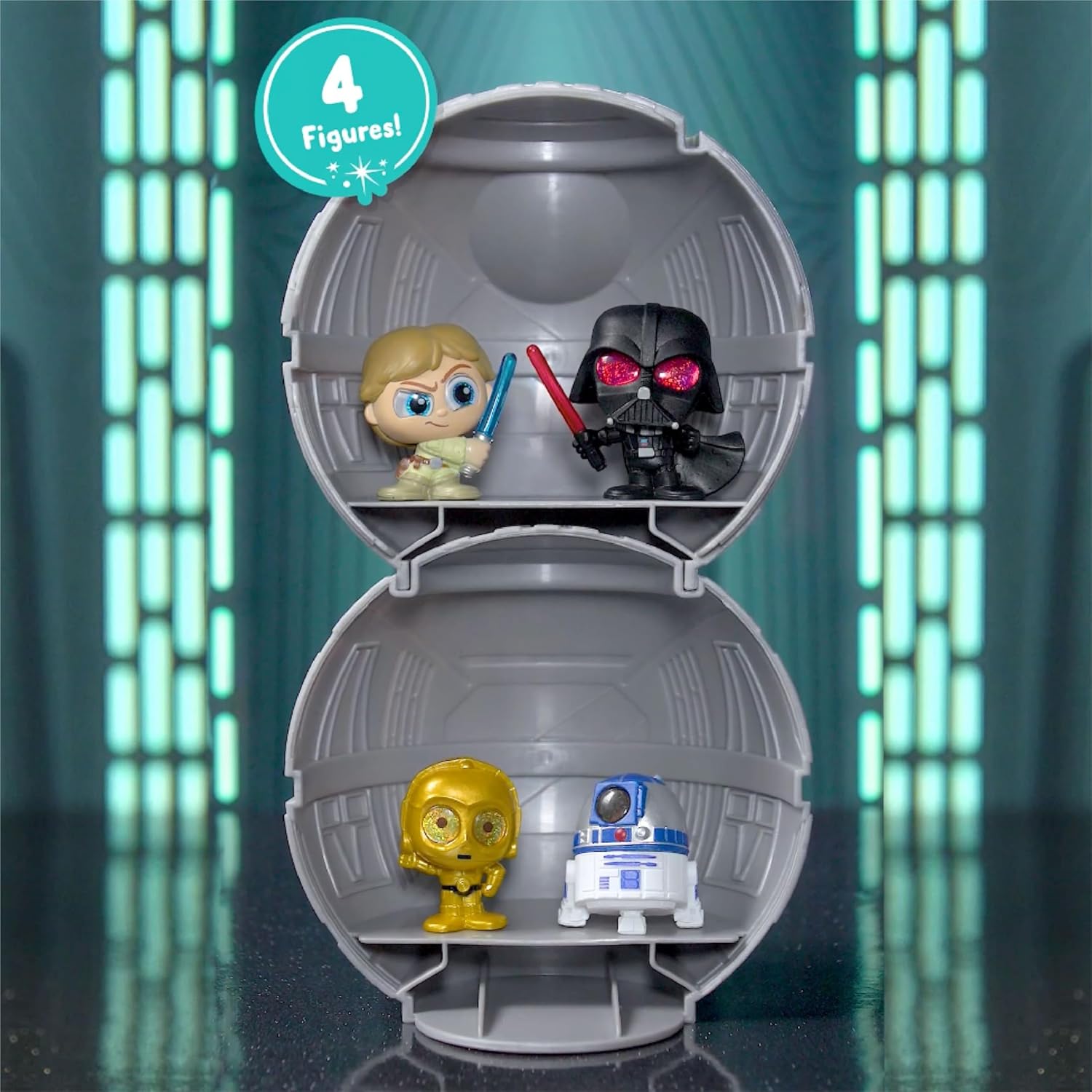 Detalle de Just Play Star Wars Doorables Galaxy Peek: Sammelfiguren in Überraschungskapsel – offiziell lizenziertes Spielzeug ab 5 Jahren