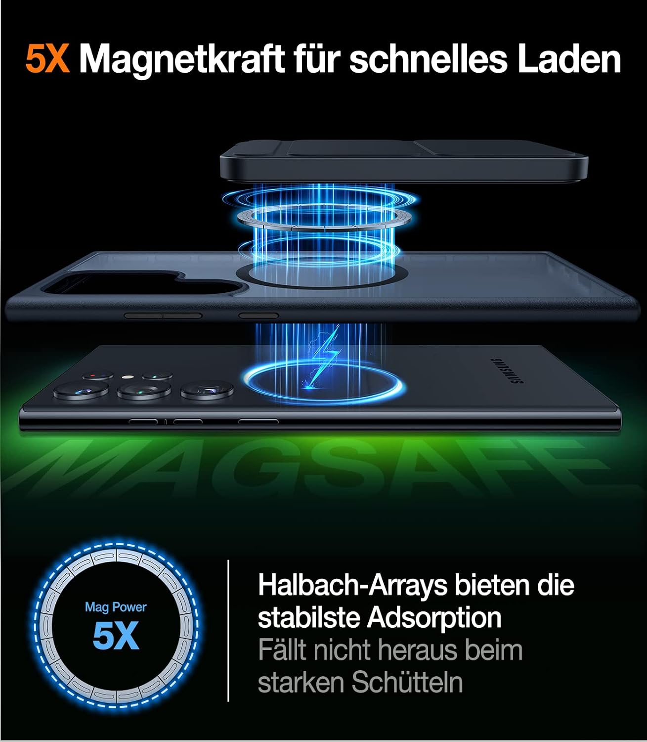 Thumbnail 3 de TORRAS Guardian-Mag Hülle Galaxy S23 Ultra