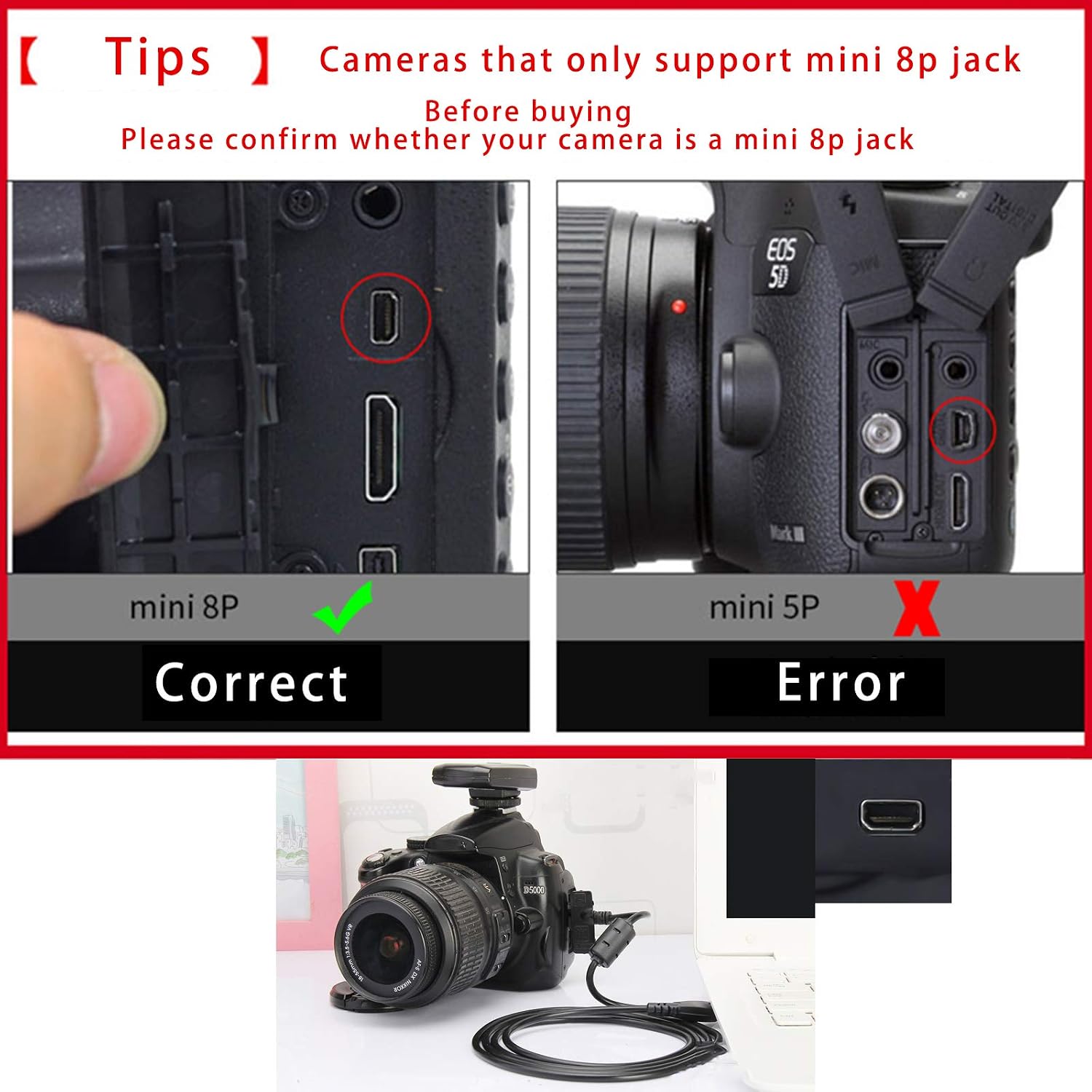 Thumbnail 4 de Sony Cybershot USB Cable Replacement for Data Transfer and Charging