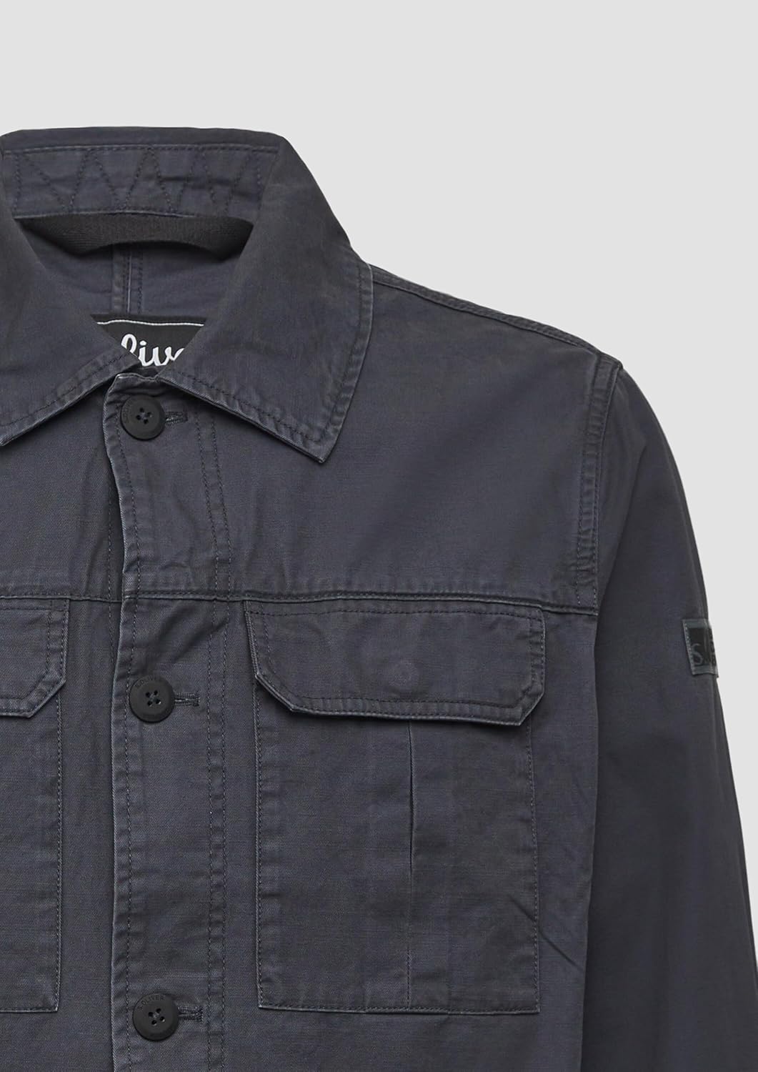 Detalle 2 de s.Oliver Veste de Transition Homme — élégance et confort en coton mélangé