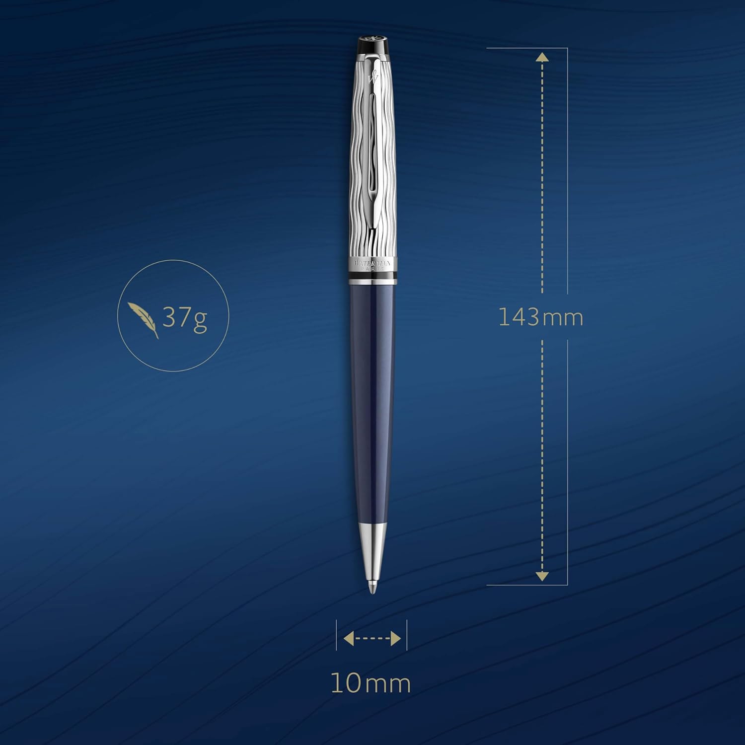 Thumbnail 3 de Waterman Expert Stylo Plume Noir Brillant ⚖