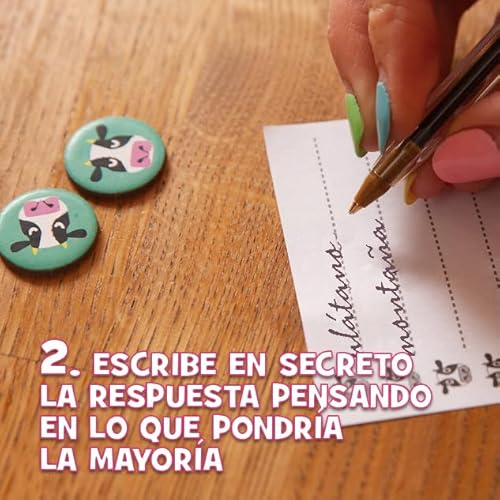 Thumbnail 5 de Mercurio Mente Vacuna: juego de mesa familiar para 4 a 20 jugadores (80 cartas de preguntas)