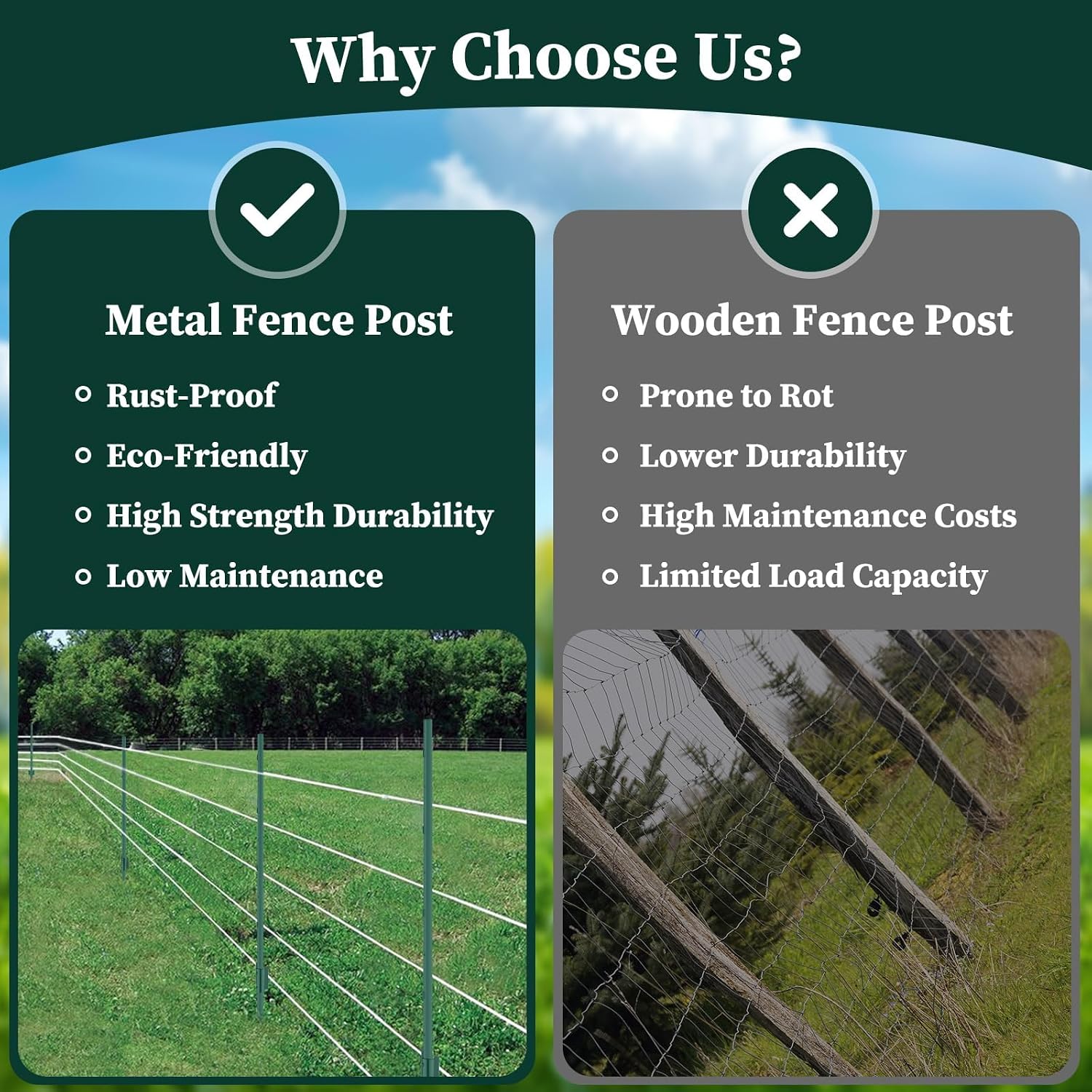 Detalle de sptchapn 148cm Fence Posts