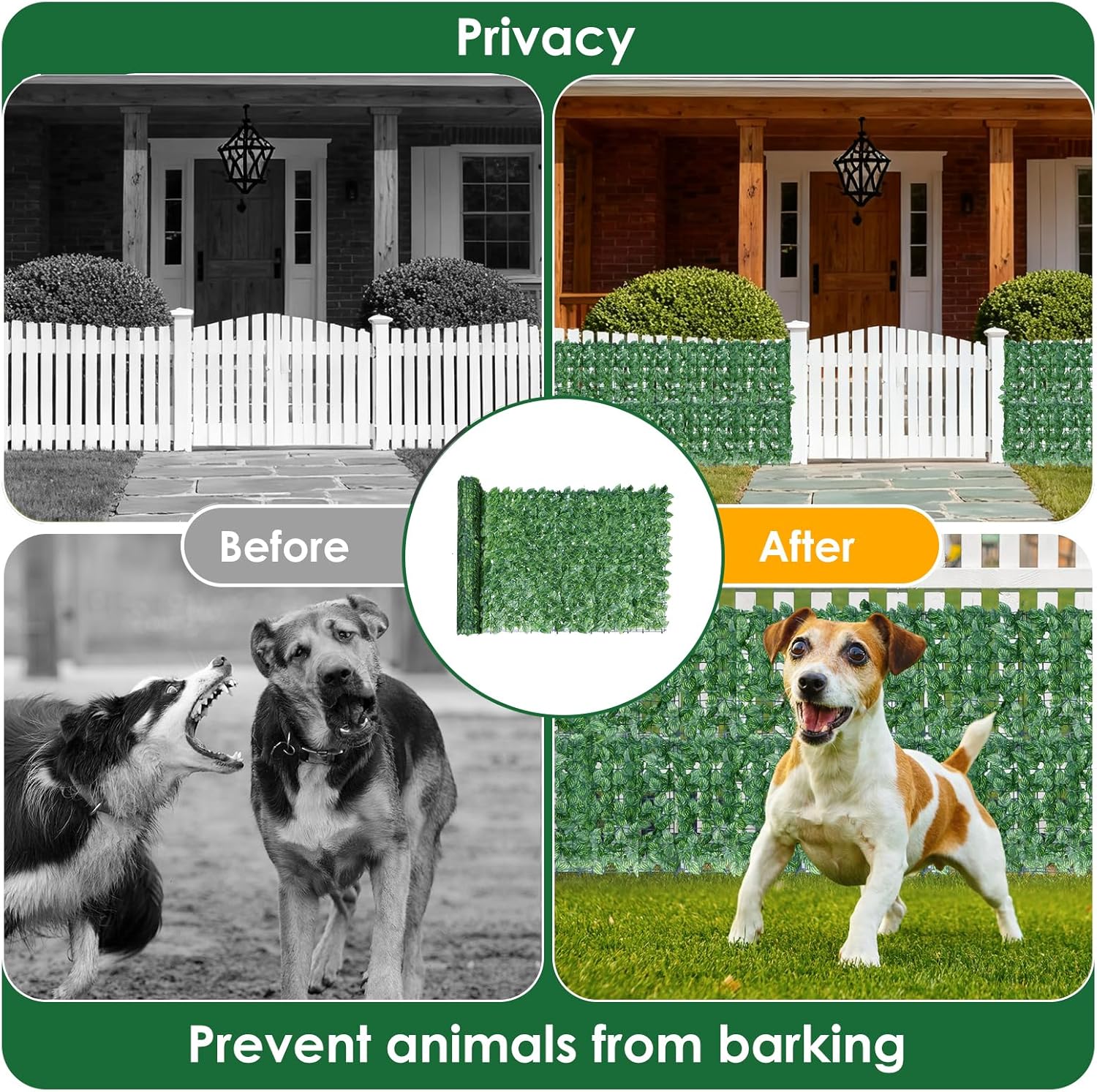 Thumbnail 2 de Artificial Ivy Fence Screening 3m x 1m