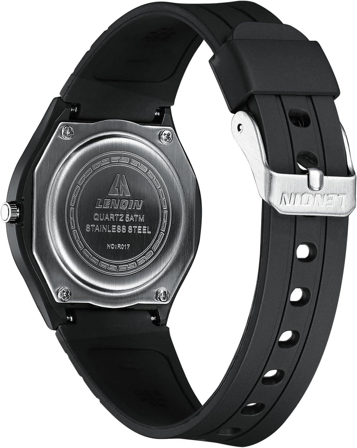Thumbnail 1 de LN LENQIN men’s analog quartz watch with silicone strap – 30M waterproof fashion style