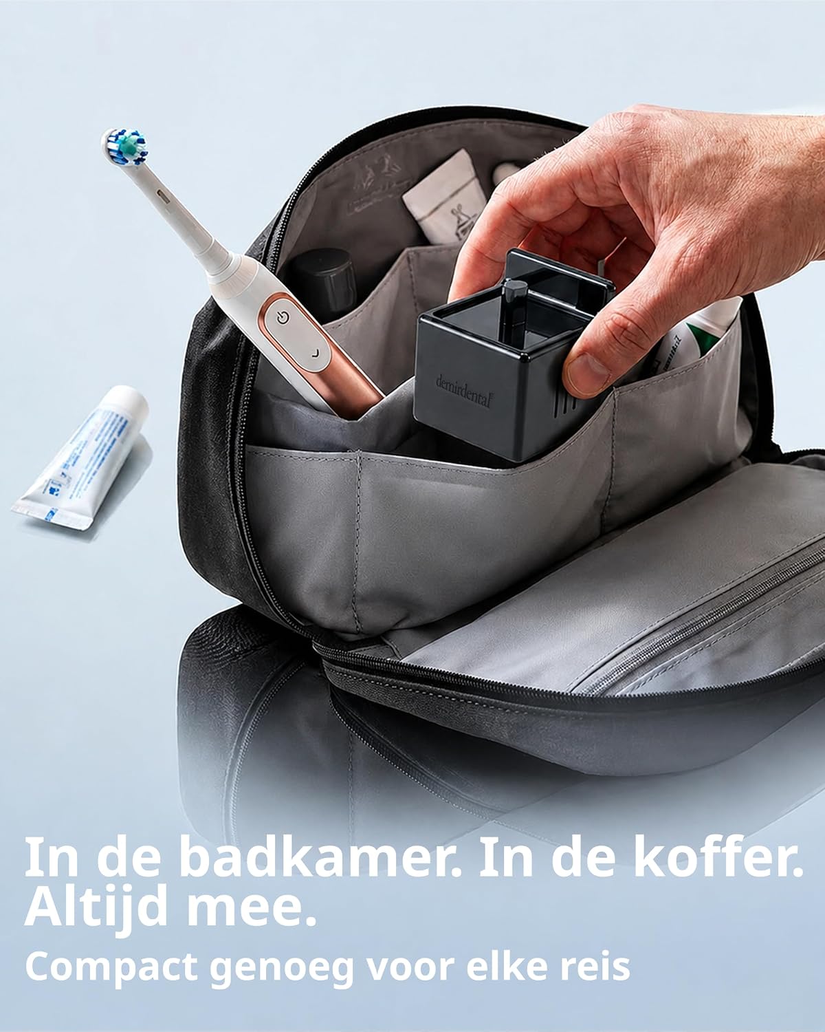Thumbnail 3 de demirdental wandlader voor Oral-B, compact laadstation met IPX7