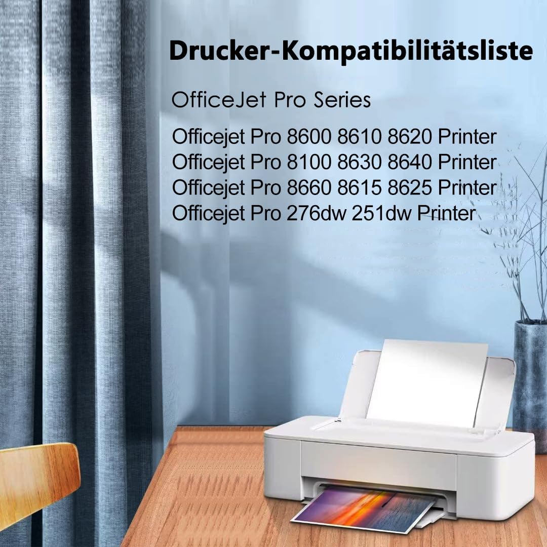 Thumbnail 1 de KERFOINK 950 951 Multipack: Kompatible HP 950XL/951XL Druckerpatronen (4er-Pack) für Officejet Pro 8600–8660