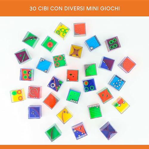 Thumbnail 4 de BONNYCO Cubi Rompicapo Bambini 30 Mini Giochi per Gadget Compleanno