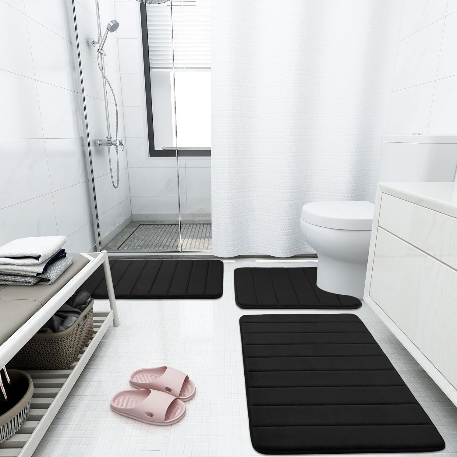 Thumbnail 1 de Buganda Memory Foam Bath Mat 30" x 20"