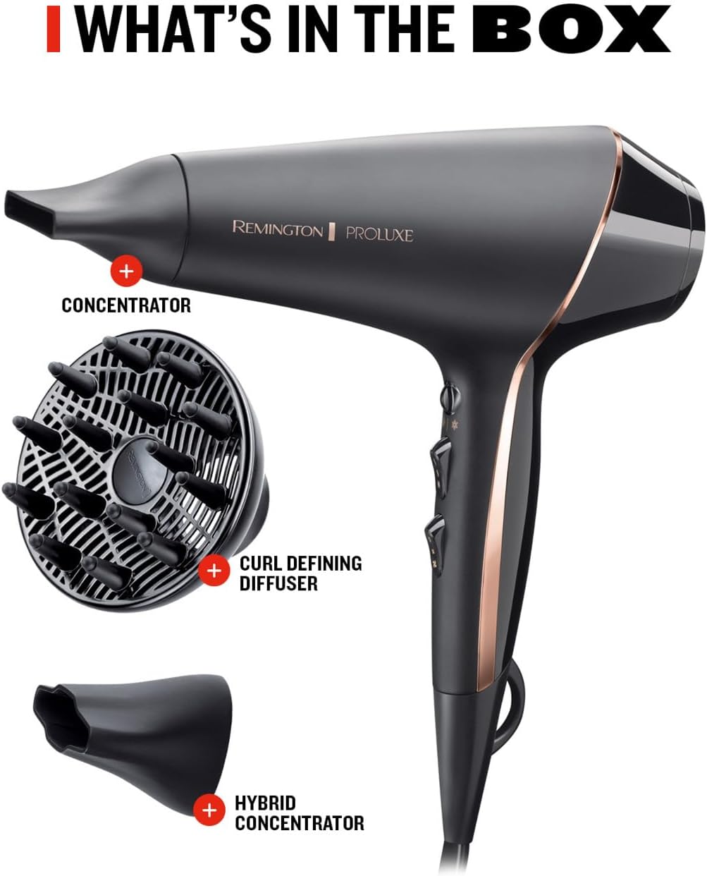 Thumbnail 4 de Remington PROluxe AC9140B 2400W hair dryer