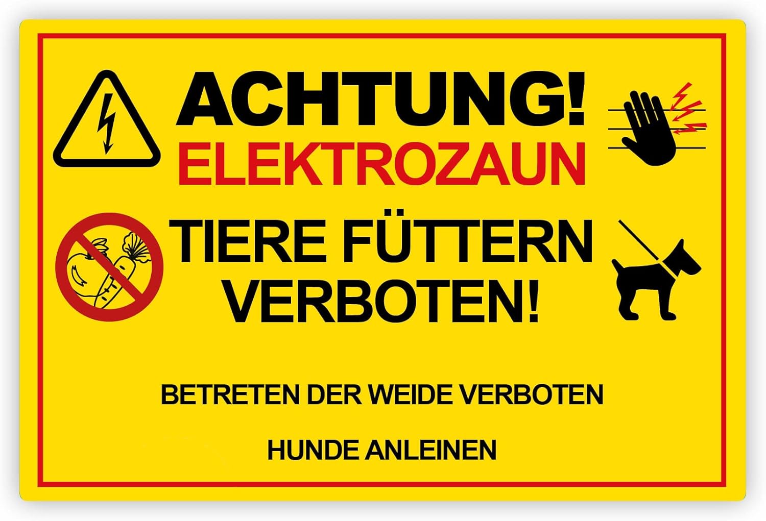 Thumbnail 1 de STROBO XXL Zutritt Verboten Schild 30 x 40 cm 📷