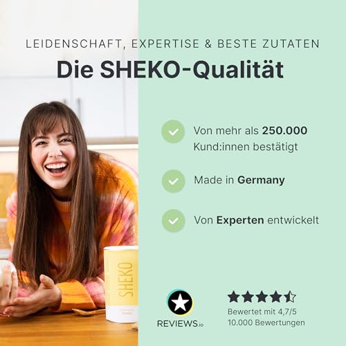 Thumbnail 8 de SHEKO Balance Shake Kokosnuss – Mahlzeitenersatz & Abnehmshake, 378 g