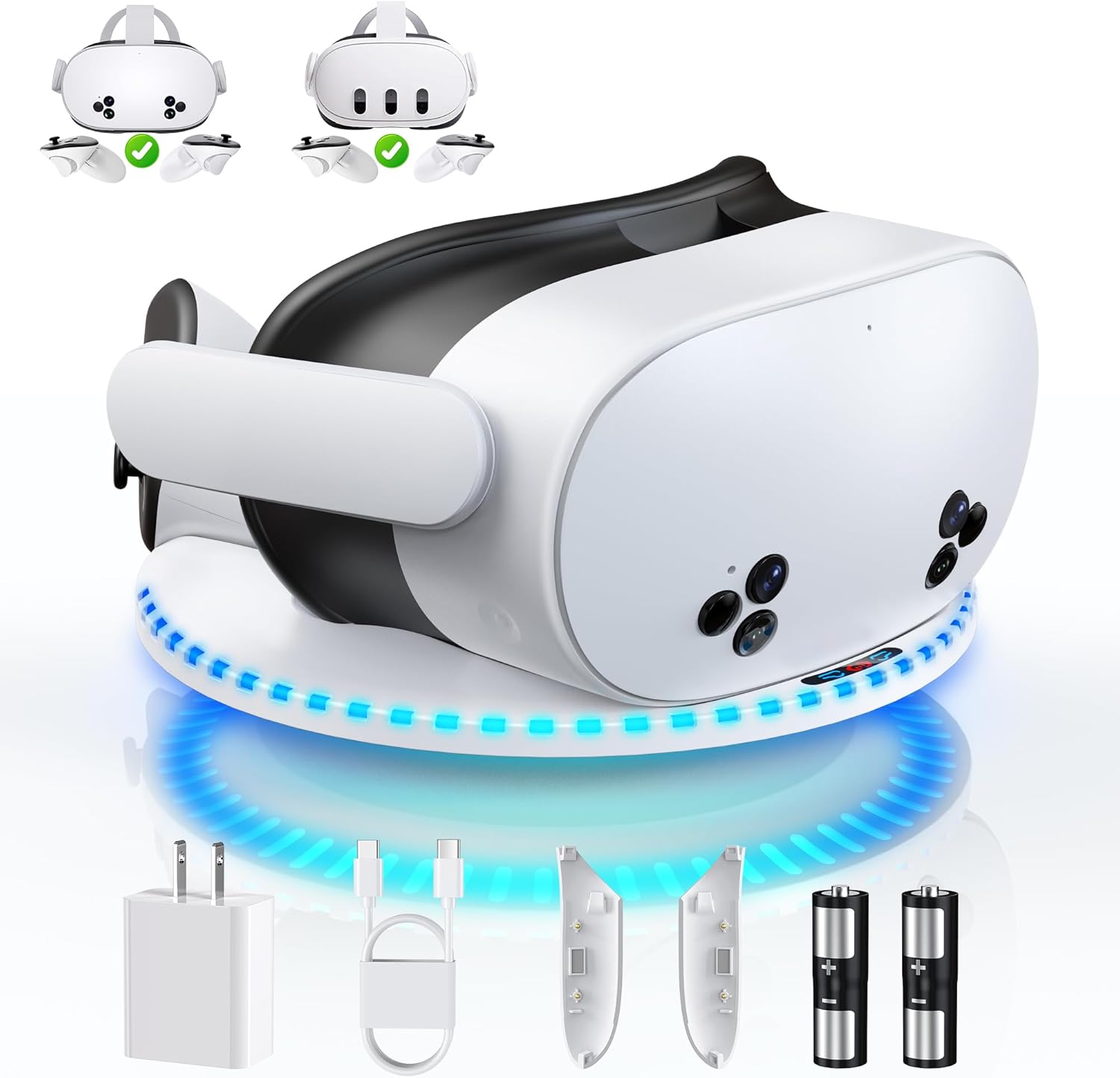 Kinwin 30W Fast Charging Dock for Meta Quest 3S Accessories