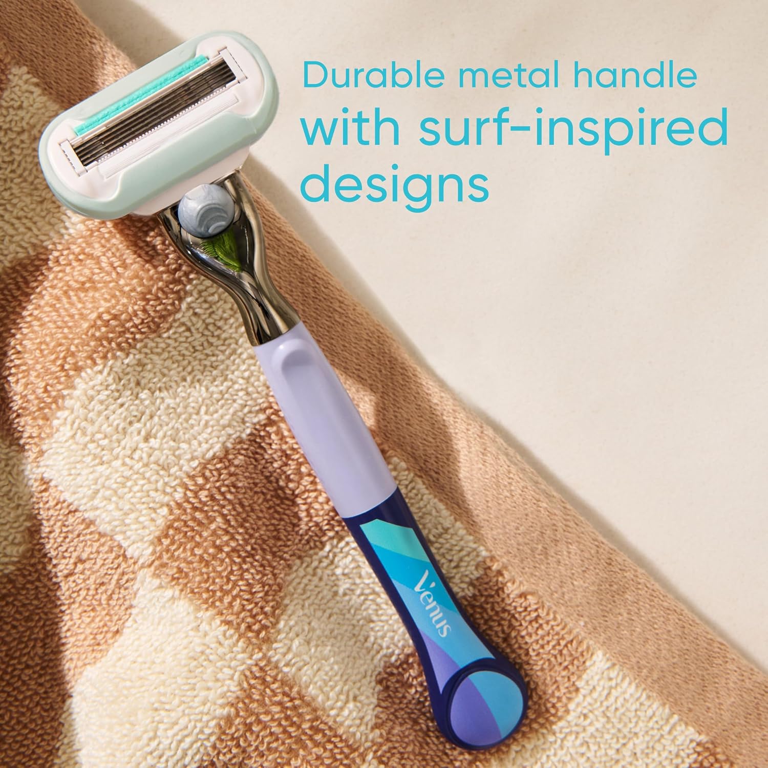 Thumbnail 5 de Gillette Venus Extra Smooth Sensitive Summer Surf Razor, 5 Blades with Aloe