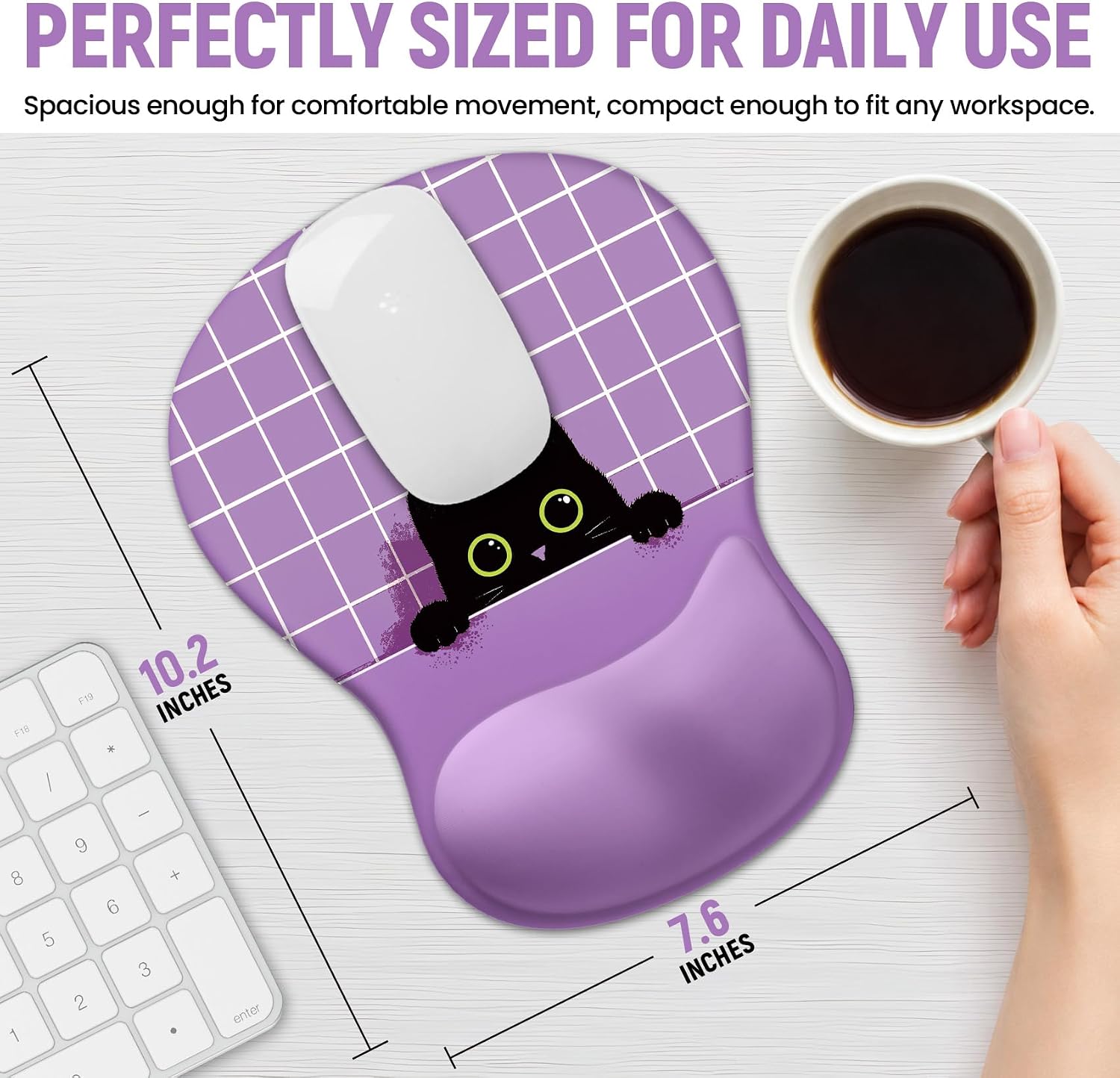 Detalle 2 de ZapDesk Ergonomic Mouse Pad, 10.2 x 7.6 in