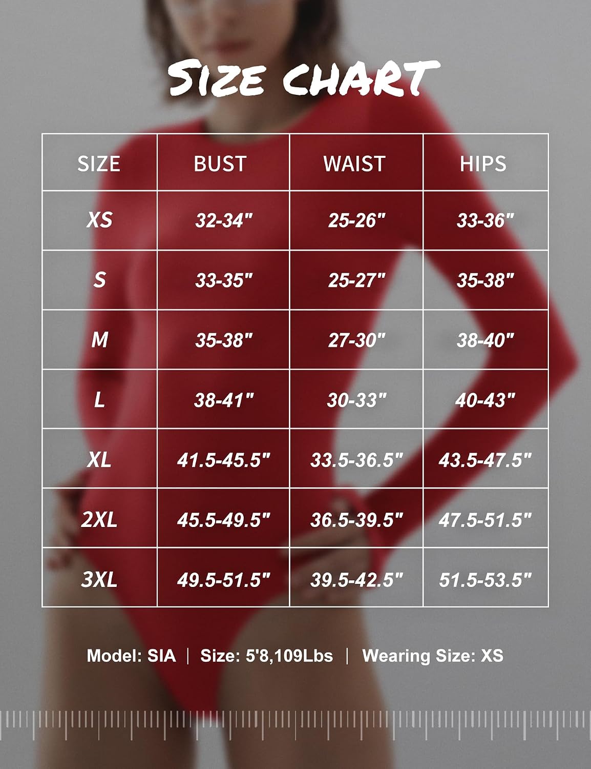 Detalle 2 de PUMIEY Women's Crew Neck Bodysuit XS–3XL