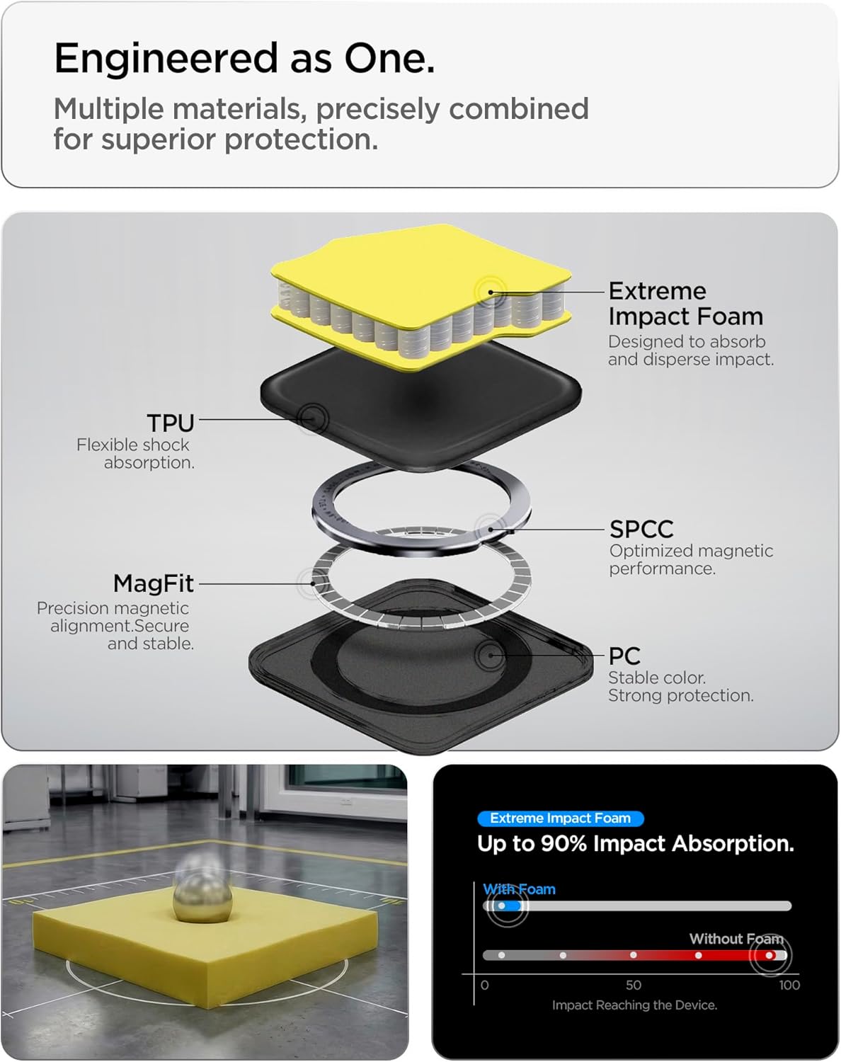 Thumbnail 5 de Spigen Tough Armor MagFit per Samsung Galaxy S26 Plus (Ash Violet) con supporto MagSafe