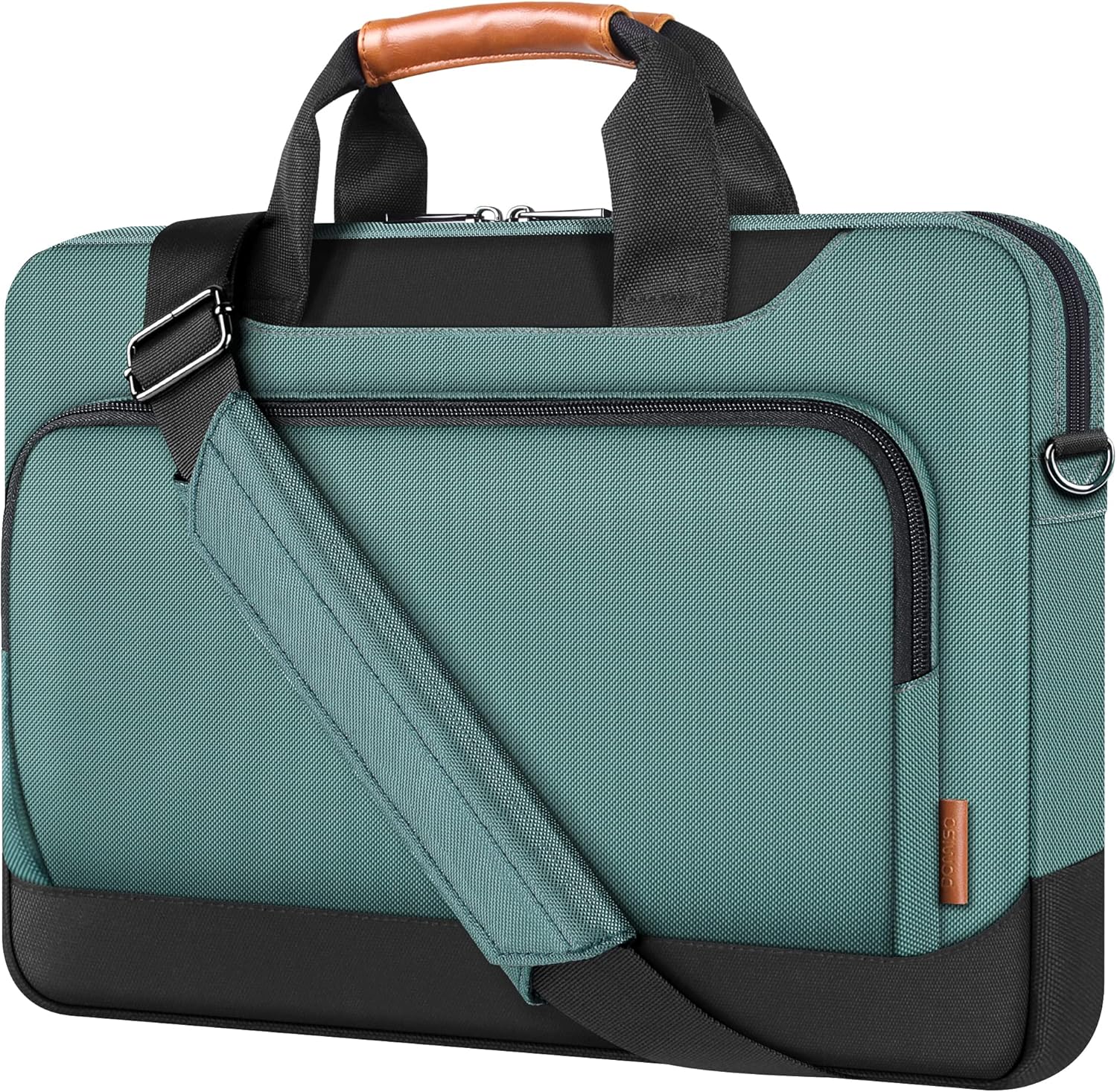 DOMISO 15-15.6 Inch Laptop Shoulder Bag Sleeve Case with Strap – Green