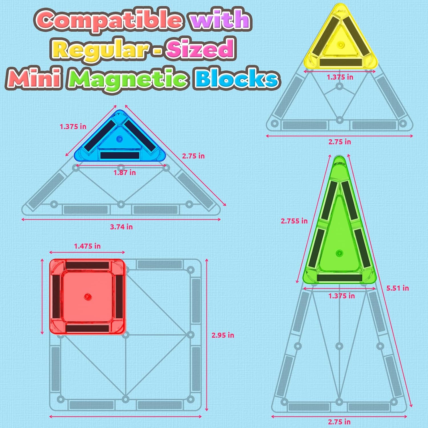 Thumbnail 3 de Magnetic Tiles Mini Travel Toddler Set